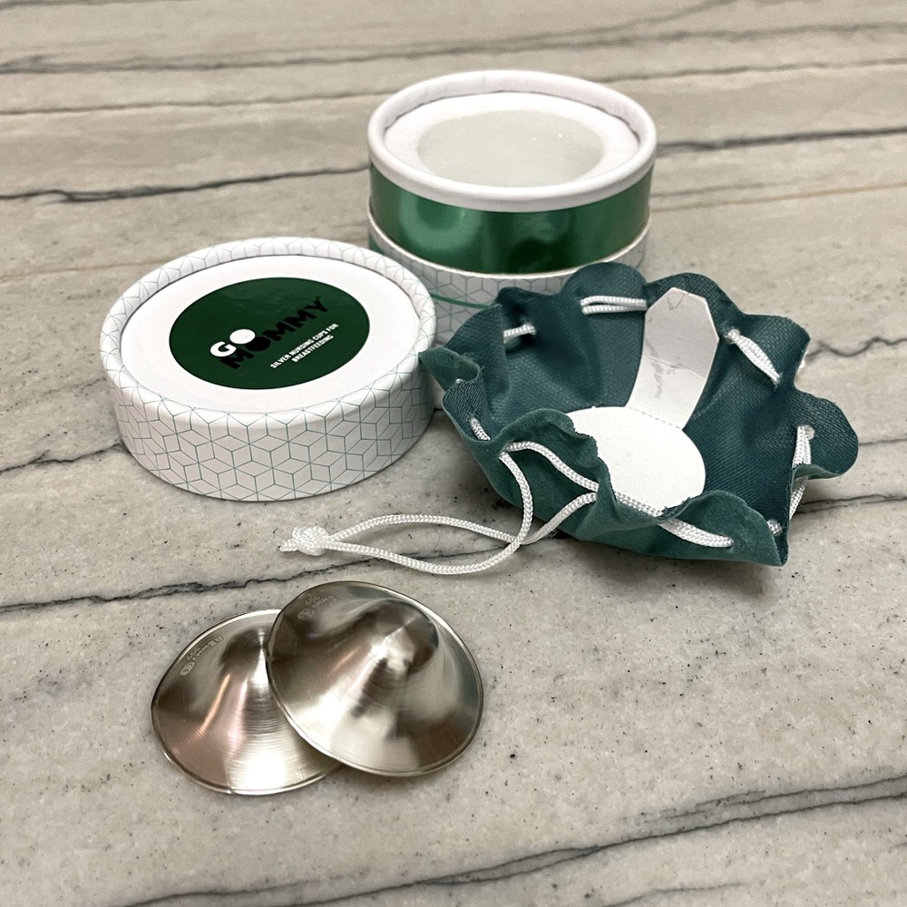 Go Mommy Silver Nursing Nipple Shields